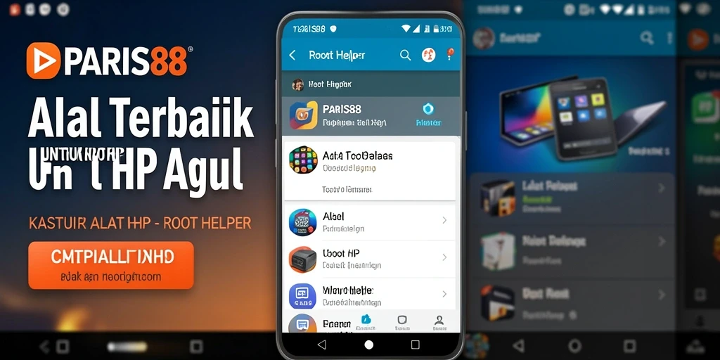 Tampilan antarmuka aplikasi PARIS88 yang sederhana dan fungsional.