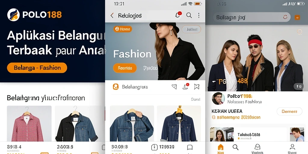 Tampilan antarmuka POLO188 yang menarik dan mudah digunakan untuk belanja Fashion.