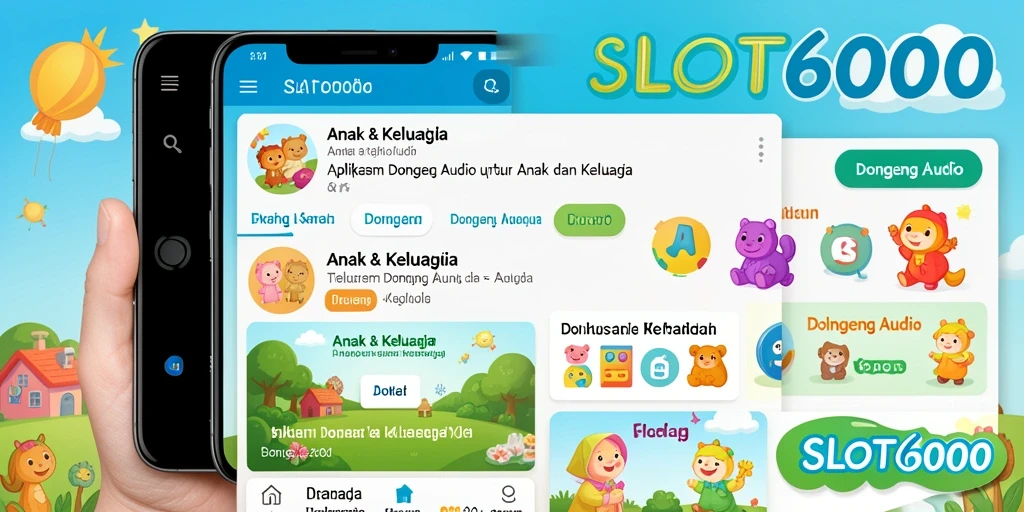 Antarmuka SLOT6000 yang ceria dan mudah digunakan.