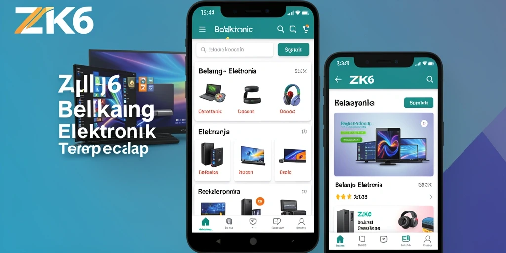 Tampilan antarmuka ZK6 yang sederhana dan fungsional.
